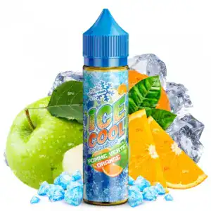 Pomme Verte Orange Ice Cool LiquidArom 50 ml, duo fruité ultra-frais pomme croquante et orange acidulée