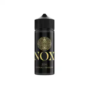 Itzaà Nox Secret's Lab 50 ml – e-liquide saveur cannoli sicilien à la pistache, gourmandise et douceur.