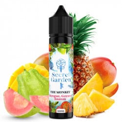 E-liquide The Monkey Secrets Lab 50 ml – Mangue, Goyave et Ananas