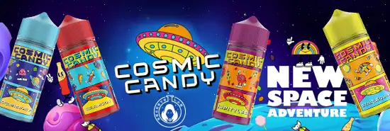 Visuel Cosmic Candy – 4 saveurs d’e-liquides Visuel Cosmic Candy – 4 saveurs d’e-liquides